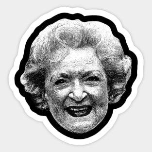 GOLDEN BETTY  VINTAGE Sticker